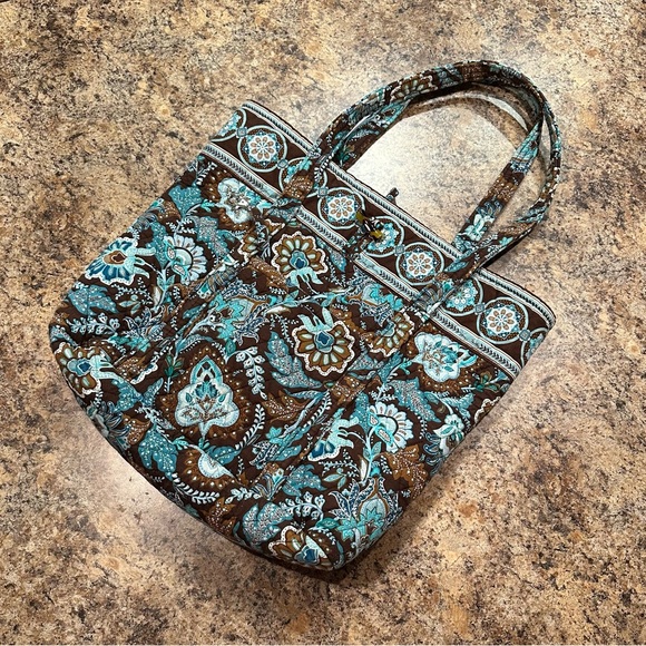 Vera Bradley Java Pattern Large Soft Tote Bag - Picture 2 of 4